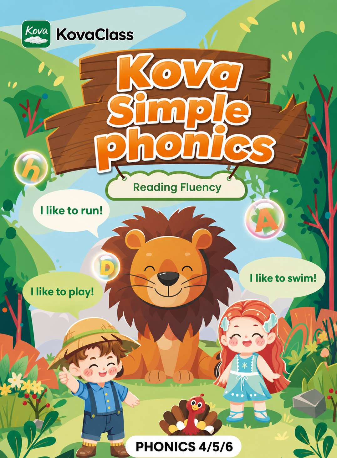 Materi visual kelas Simple Phonics Kova Class