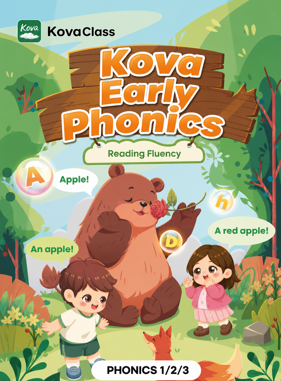 Materi visual kelas Early Phonics Kova Class