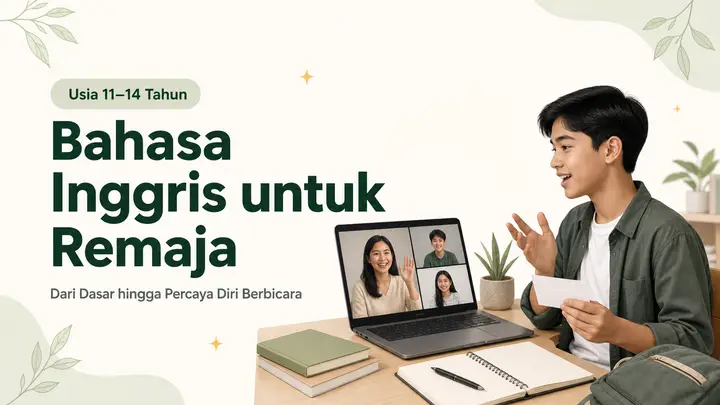 Bahasa Inggris untuk Anak 11-14 Tahun: Dari Dasar ke Speaking yang Lebih Percaya Diri