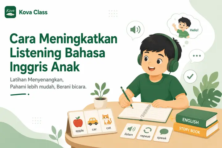 Cara Meningkatkan Listening Bahasa Inggris Anak dengan Latihan yang Menyenangkan