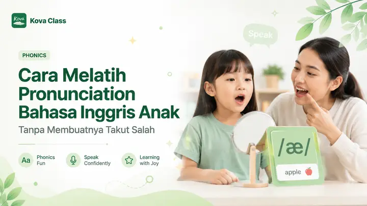 Cara Melatih Pronunciation Bahasa Inggris Anak Tanpa Membuatnya Takut Salah