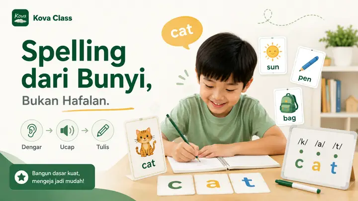 Spelling Bahasa Inggris Anak: Cara Melatih Ejaan dari Bunyi ke Kata