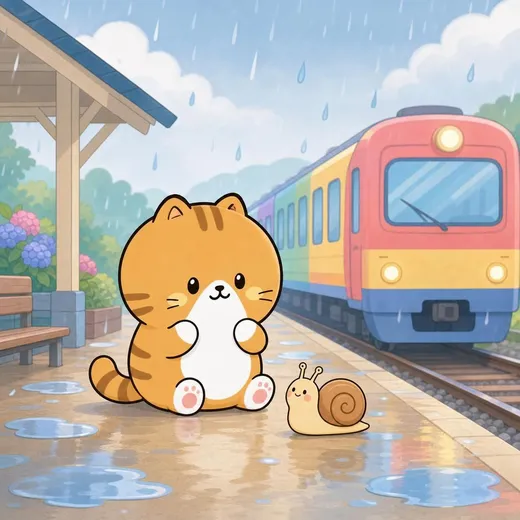 Rain on the Train story cover