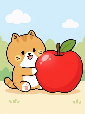 A - Apple cover